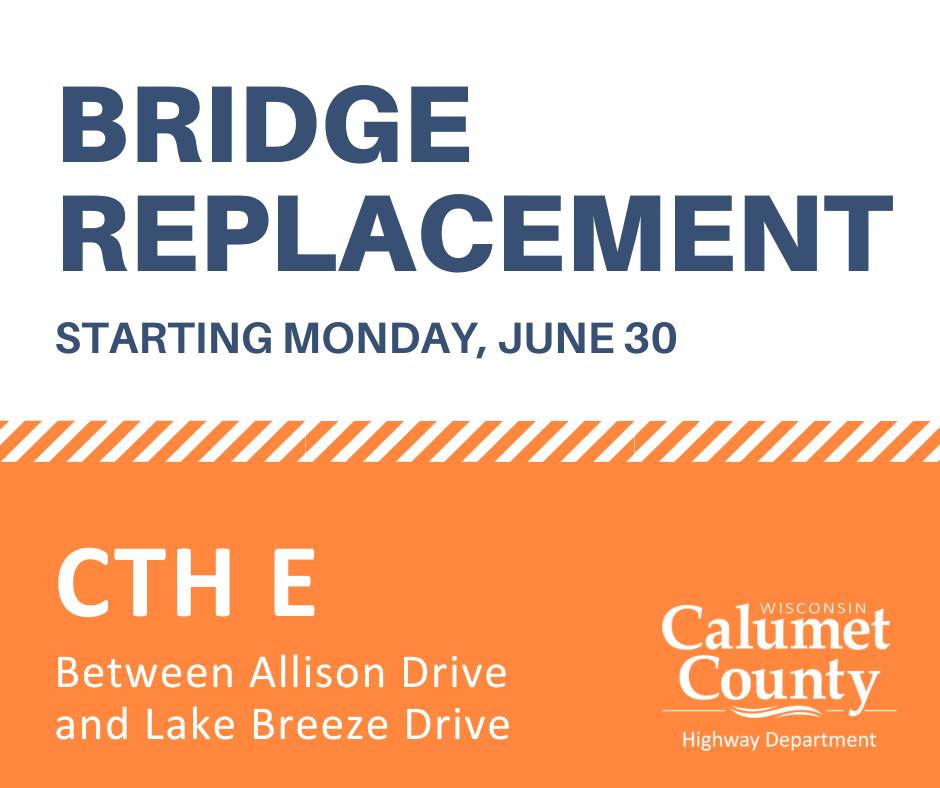 CTH E bridge replacement 2025
