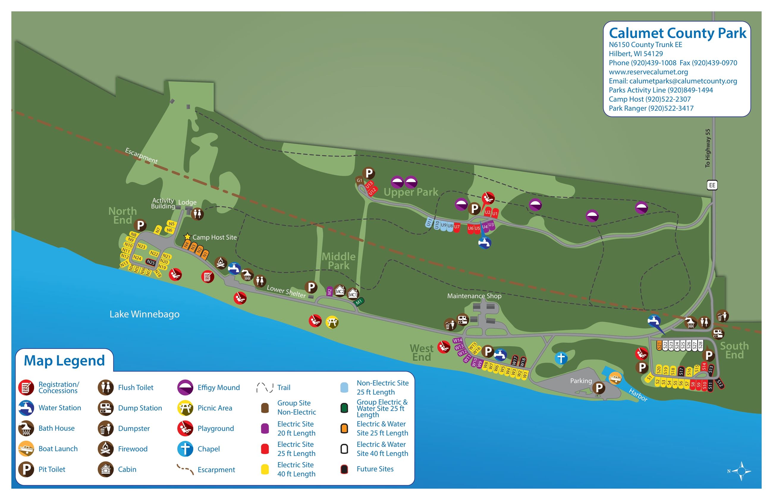 CountyParksMap2024 front